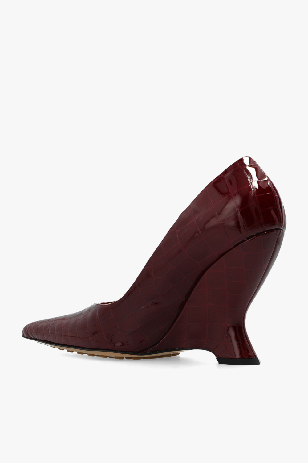 SchaferandweinerShops Italy - Burgundy 'Punta' pumps Bottega
